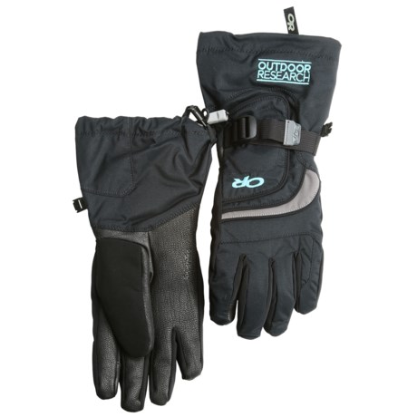 64%OFF 女性のスノースポーツ手袋 アウトドアリサーチアンビット手袋 - 防水、絶縁（女性用） Outdoor Research Ambit Gloves - Waterproof Insulated (For Women)